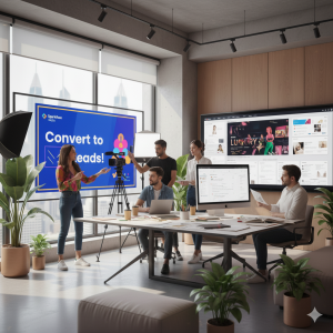 Laptop screen showing improved Google search rankings for Dubai business.